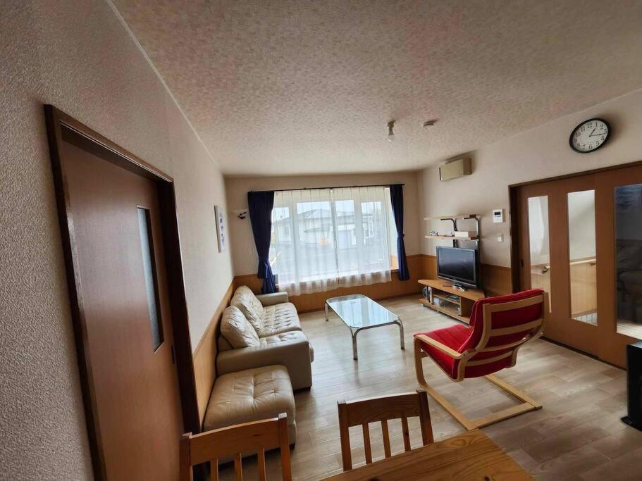 蒼い家温泉付貸別荘cozy Blue House Onsen Hot Spring Shiraoi Exterior foto